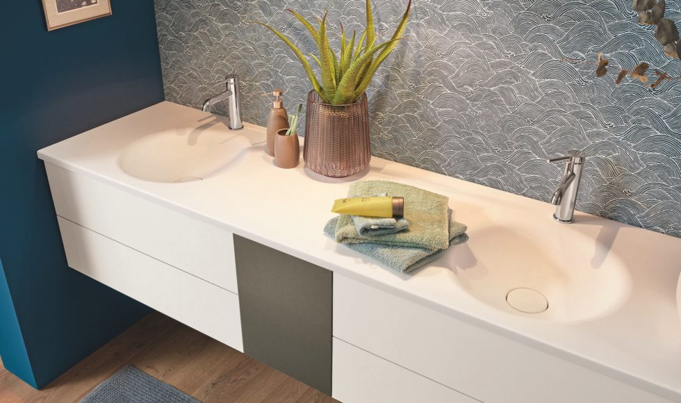 Modern Bathroom Vanities Bauformat, Custom Double Sink Bathroom Vanity Top