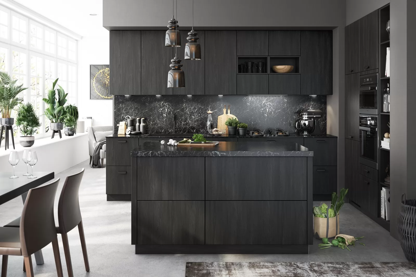 dark wood kitchen modern kitchen cabinets from germany